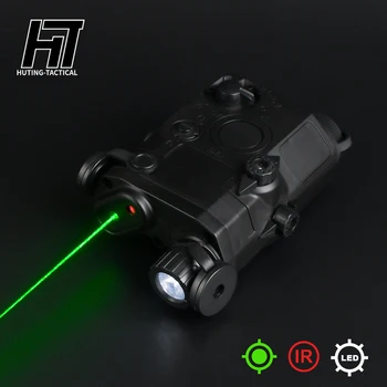 Taktyczny Podstawowy AN/PEQ-15 Zielony Laser/IR-celownik Białe Światło Komory Skrzynia Latarka Led Nadaje się do 20 mm Szyn dbal a2 NGAL BEZ przełącznika