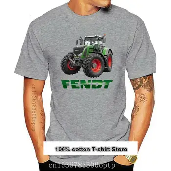 Nowa Czarno-Biała, Bawełniana koszulka Fendt 2021 roku Z Krótkimi rękawami